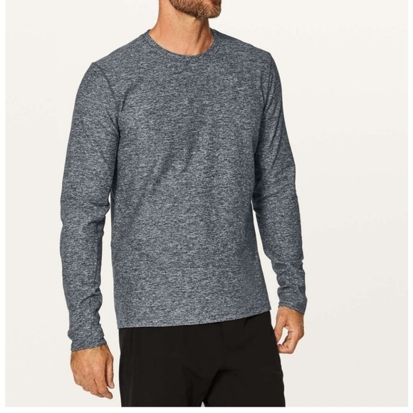 Lululemon Surge Warm Gray Long Sleeve DH. - Picture 1 of 16